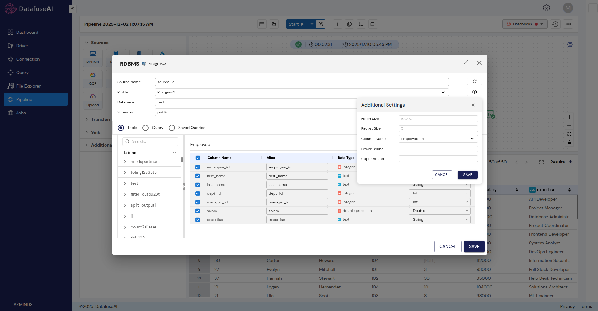 Source Advanced Settings