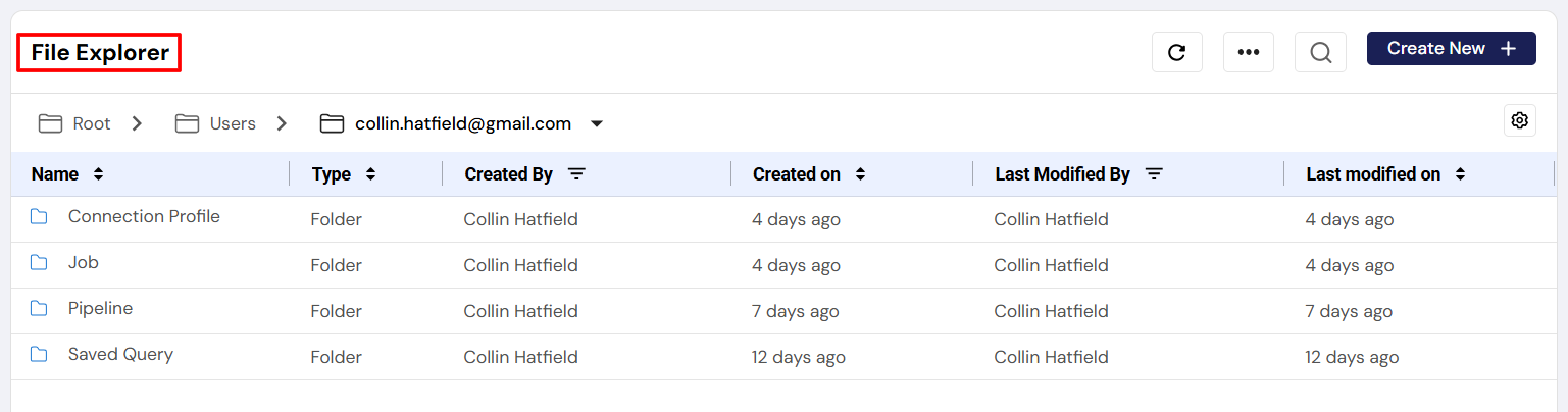 File Explorer User Location